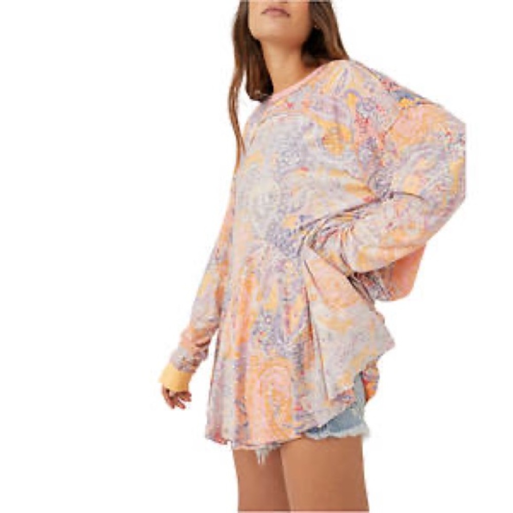 BRAND NEW Paisley Colorful Free People Tunic